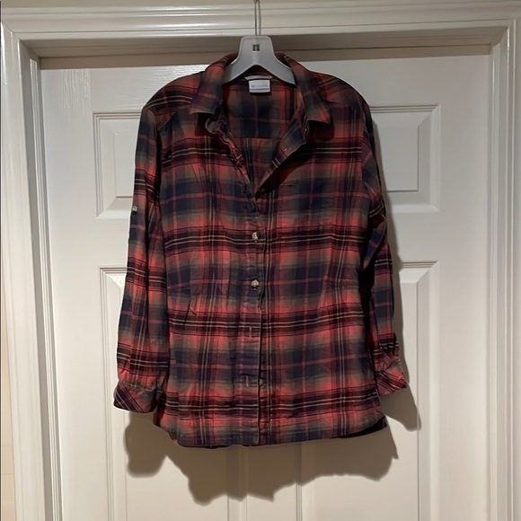 Columbia Plaid Button-Up Shirt - Picture 1 of 5